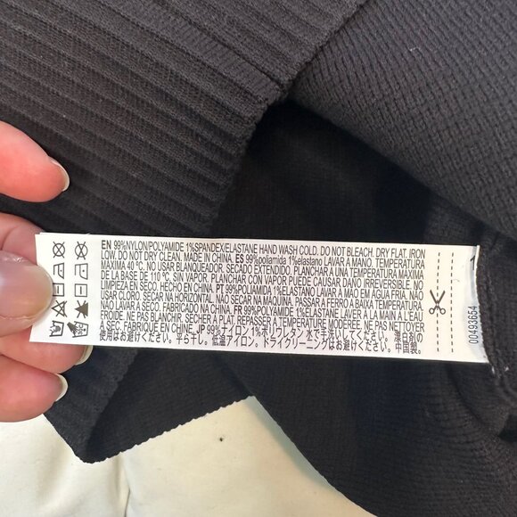 Black Square-Neck Sweater Knit Tank Top 0X - NEW - Picture 9 of 11